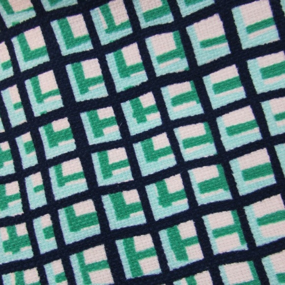 Kate Spade Judy Check Pencil Skirt Green Navy Stretch - Picture 6 of 6